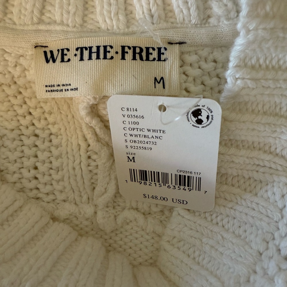 NWT Free People sz medium In a Daze pullover sweater - Picture 7 of 7